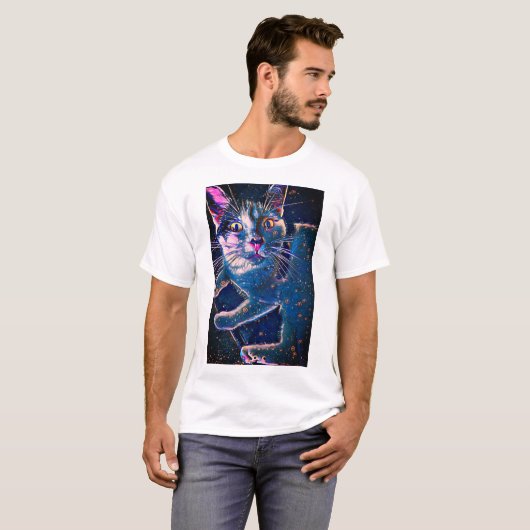 Katzenkonstellation T-Shirt (Vorne ganz)
