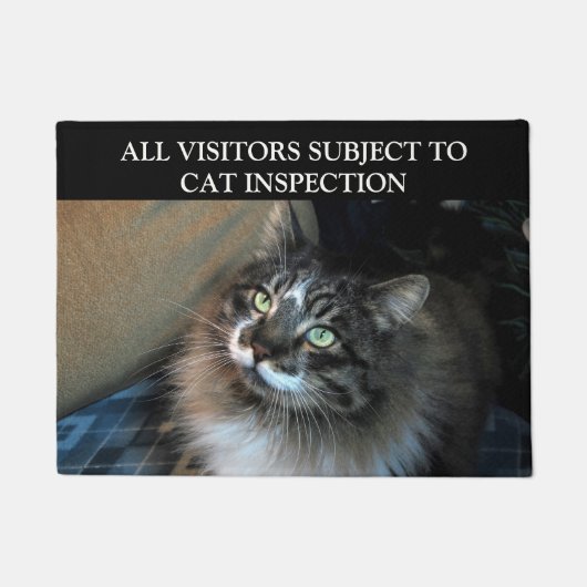 Katzenkontrolle Unwiderstehliches Zorro Doormat Fußmatte (Vorderseite)