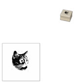 Katzenkopf Gummistempel (Stempel)