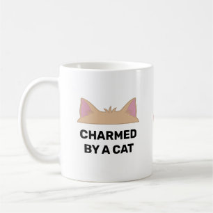 Katzenkopf & personalisierte lustige Katzenzitat-K Kaffeetasse