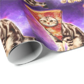Katzenkopfpizza Geschenkpapier (Rolleneckpunkt)