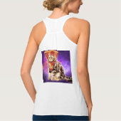 Katzenkopfpizza Tank Top (Rückseite)