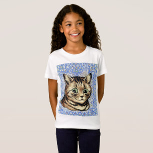 Katzenkopfzeichnung von Louis Wain T-Shirt
