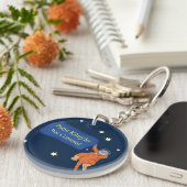 Katzenkosmonaut mit einem Poster Putin Khuilo Schlüsselanhänger (Vorderseite rechts)