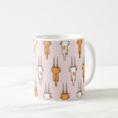 Katzenkratze nahtloses Muster Kaffeetasse (VorderseiteRechts)