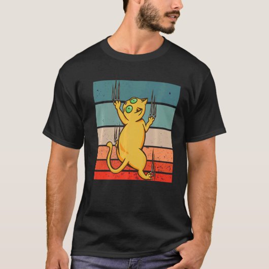 Katzenkratzen T-Shirt (Vorderseite)