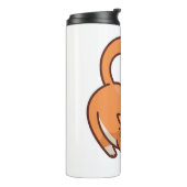 Katzenkratzen Thermosbecher (Nach links gedreht)