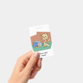 Katzenkratzer Ausweis (Handheld)