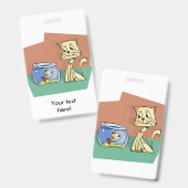 Katzenkratzer Ausweis (Vorder- & Rückseite)