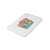 Katzenkratzer Badematte (Schrägansicht)