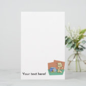 Katzenkratzer Briefpapier (Stehend Vorderseite)