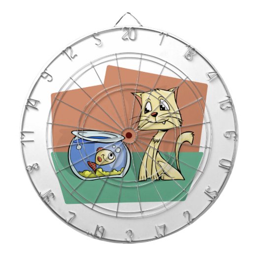 Katzenkratzer Dartscheibe (vorne)