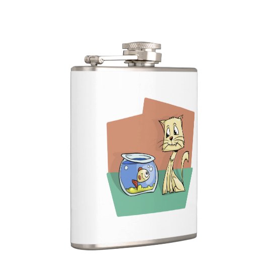 Katzenkratzer Flachmann (Rechts)