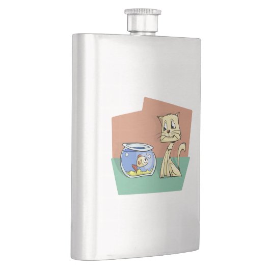 Katzenkratzer Flachmann (Rechts)