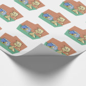 Katzenkratzer Geschenkpapier (Ecke)