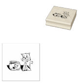 Katzenkratzer Gummistempel (Stempel)