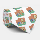 Katzenkratzer Krawatte (Gerollt)