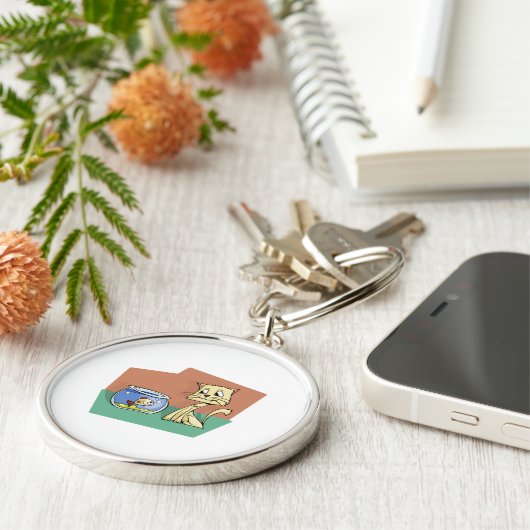 Katzenkratzer Schlüsselanhänger (Seite)