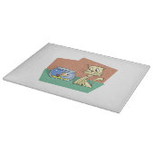 Katzenkratzer Schneidebrett (Ecke)