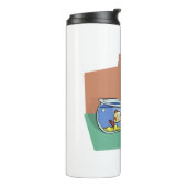 Katzenkratzer Thermosbecher (Nach links gedreht)