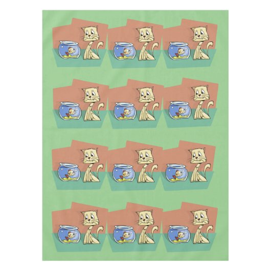 Katzenkratzer Tischdecke (Vorderseite)