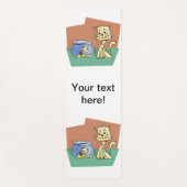 Katzenkratzer Yogamatte (Vorderseite)