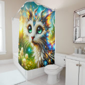 Katzenkreatur Duschvorhang (Beispiel)