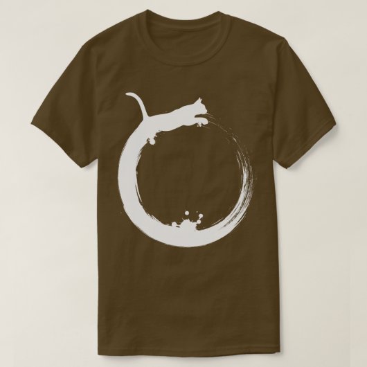 Katzenkreis-Kunst T-Shirt (Design vorne)