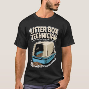Katzenkrettechniker Katzenliebhaber Lustige Katze T-Shirt