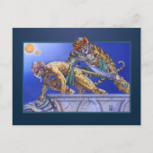 Katzenkrieger Postkarte (Vorderseite)