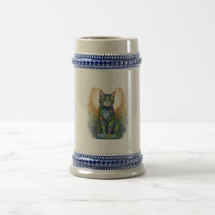 Katzenkunst Bierglas