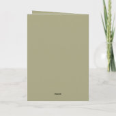 Katzenkunst-Design Grußkarte Karte (Rückseite)