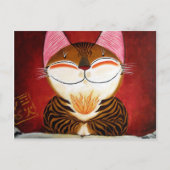 Katzenkunst - Feuer (5 Elemente) Postkarte (Vorderseite)