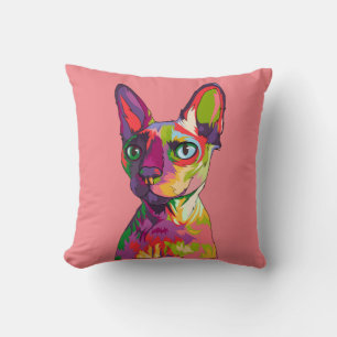 Katzenkunst Kissen