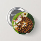 Katzenkunst - perfekte Harmonie Button (Vorne & Hinten)