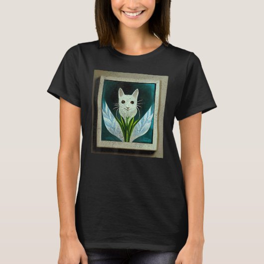 Katzenkunst T-Shirt (Vorderseite)