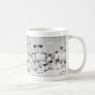 Katzenkunst von Louis Wain 1900 Kaffeetasse
