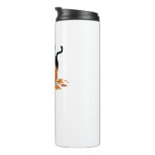 Katzenkürbis für Frauen Kinder Thermosbecher (Nach rechts gedreht)