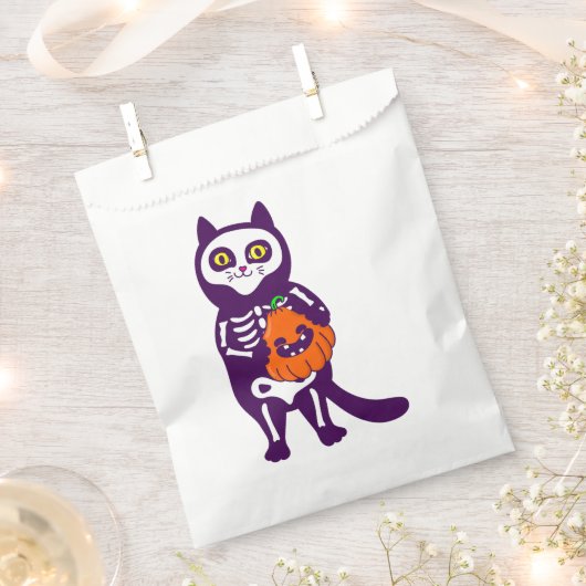 Katzenkürbis Geschenktütchen (Ausgeschnitten)