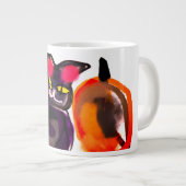 Katzenkürbis Jumbo-Tasse (Vorderseite Rechts)