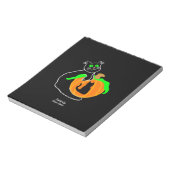 Katzenkürbis Notepad (14 cm x 15,2 cm) Notizblock (Rotiert)