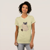 Katzenlady Mädchen  T-Shirt (Vorne ganz)