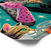 Katzenlady Poster (Ecke)