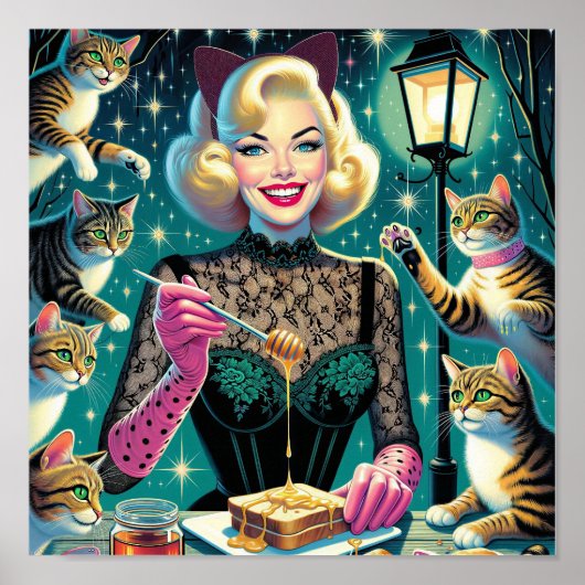 Katzenlady Poster (Vorne)