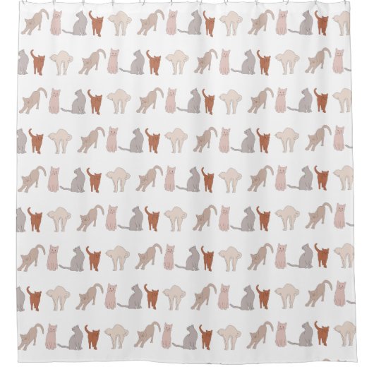Katzenleben Duschvorhang (Vorderseite)