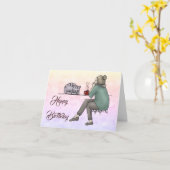 Katzenleben Karte (Gelbe Blume)