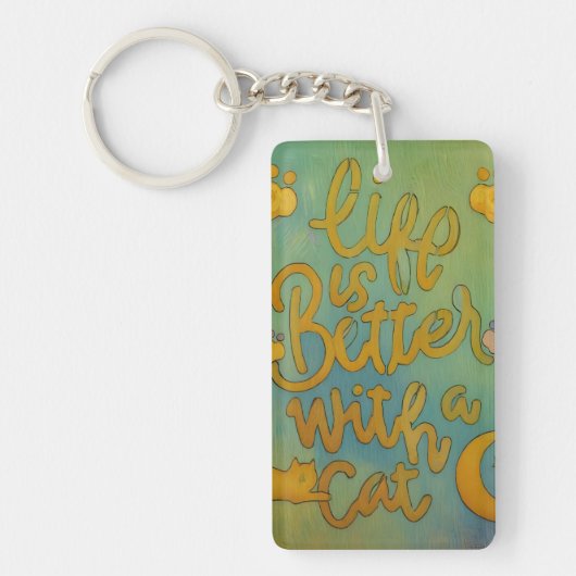 Katzenleben Schlüsselanhänger (Vorderseite)