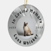 Katzenleben-Timeline-Foto-Memory-Art Keramik Ornament (Links)