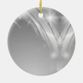 Katzenleben Zeitstrahl Foto Erinnerungskunst Keramik Ornament (Hinten)