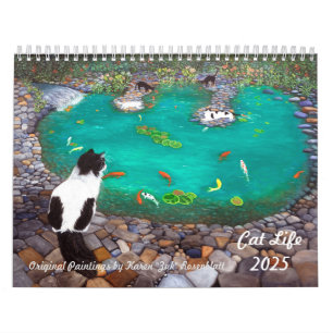 Katzenlebensdauer 2025 - Kalender